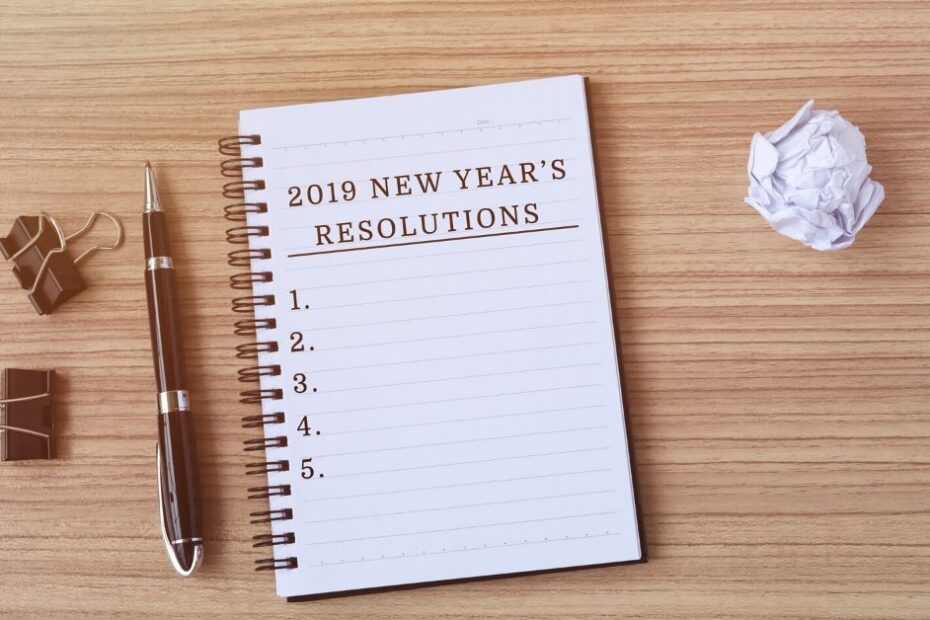 2019 new year resolutions