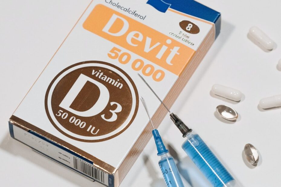 Vitamin D or cholecalciferol supplements in the form of pills and injections